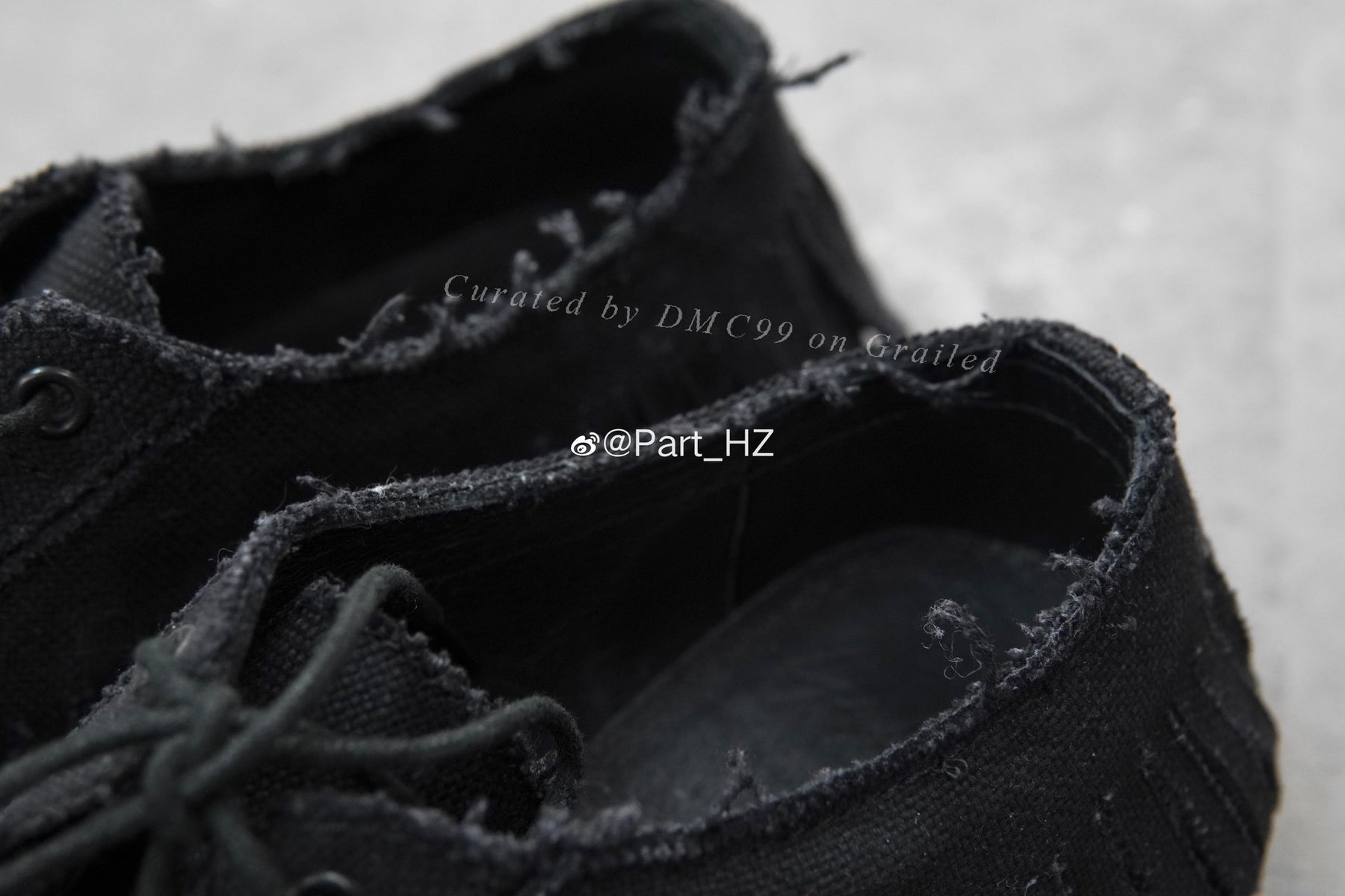 Yohji Yamamoto A/W 2018 Distressed Fringe Shoes