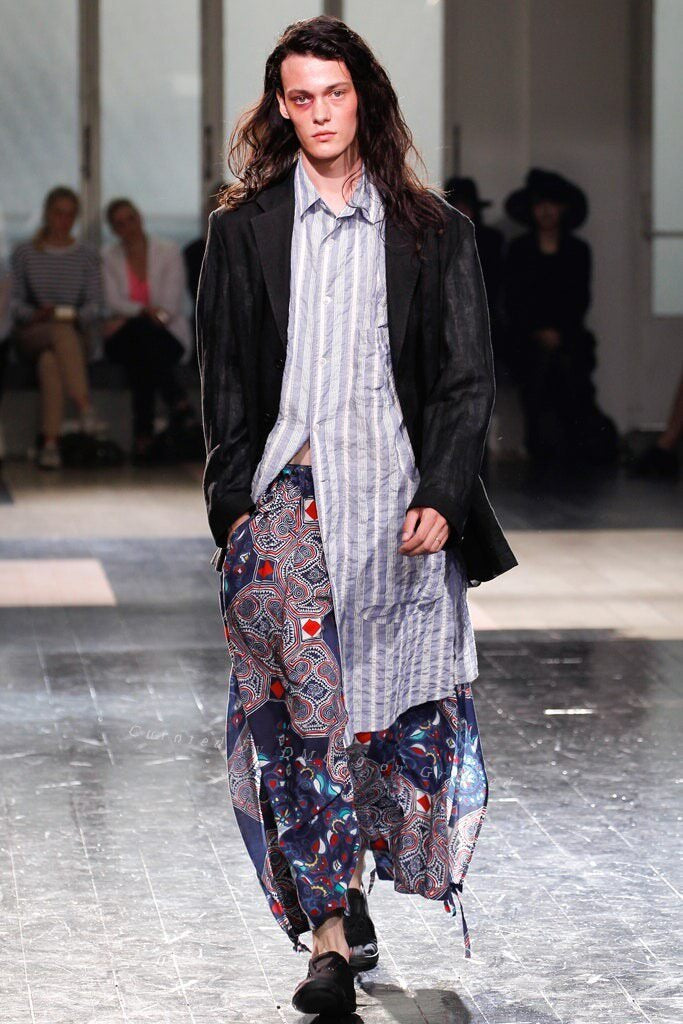 Yohji Yamamoto Pour Homme S/S 2013 Striped Shirt