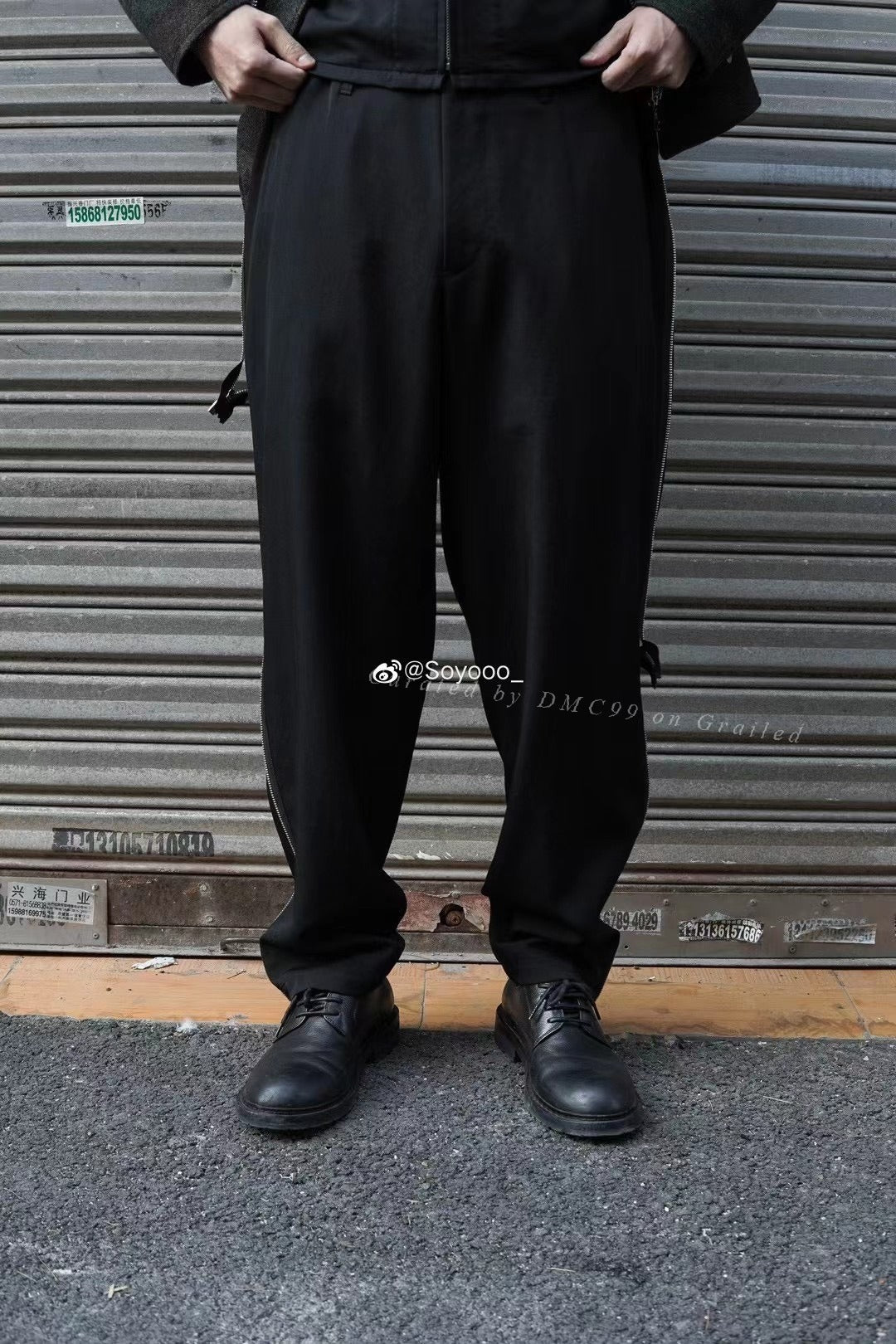 Yohji Yamamoto Pour Homme A/W 2020 Wool Zip Trousers