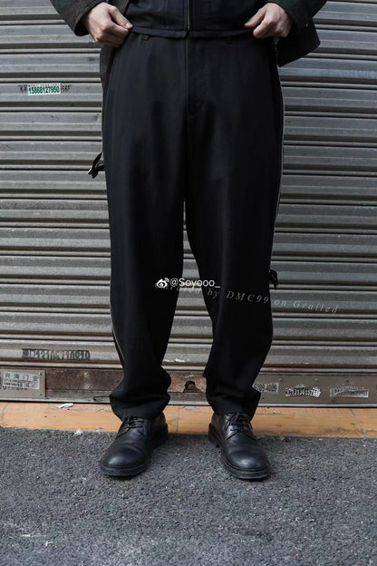 Yohji Yamamoto Pour Homme A/W 2020 Wool Zip Trousers