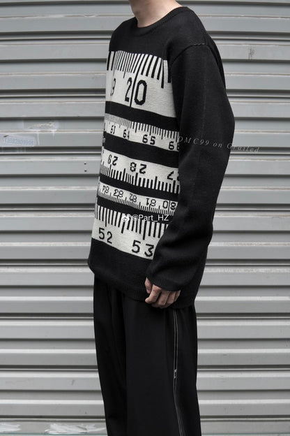 Yohji Yamamoto Pour Homme A/W 1995 Ruler Sweater