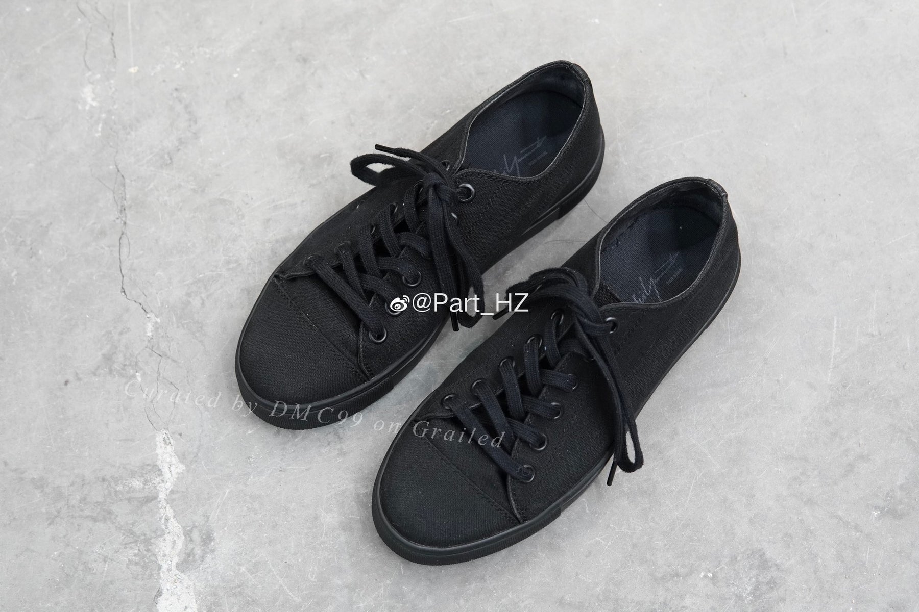 Yohji Yamamoto Pour Homme Canvas Shoes