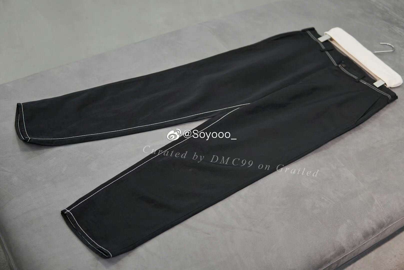 Yohji Yamamoto Pour Homme S/S 2005 Topstitch Cupro Pants