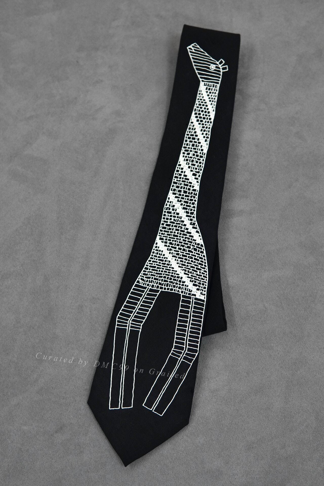 Yohji Yamamoto Giraffe Tie
