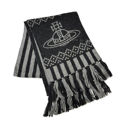 Vivienne Westwood Saturn Logo Scarf