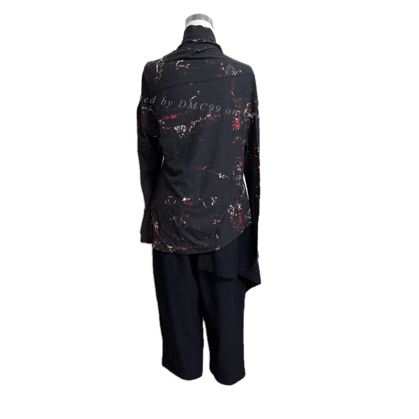 Yohji Yamamoto Graffiti Print Cardigan