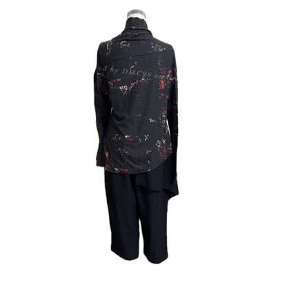 Yohji Yamamoto Graffiti Print Cardigan