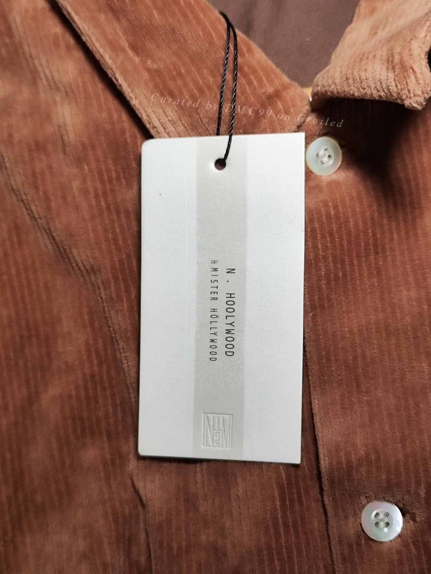 N. HOOLYWOOD Corduroy Stretch Shirt
