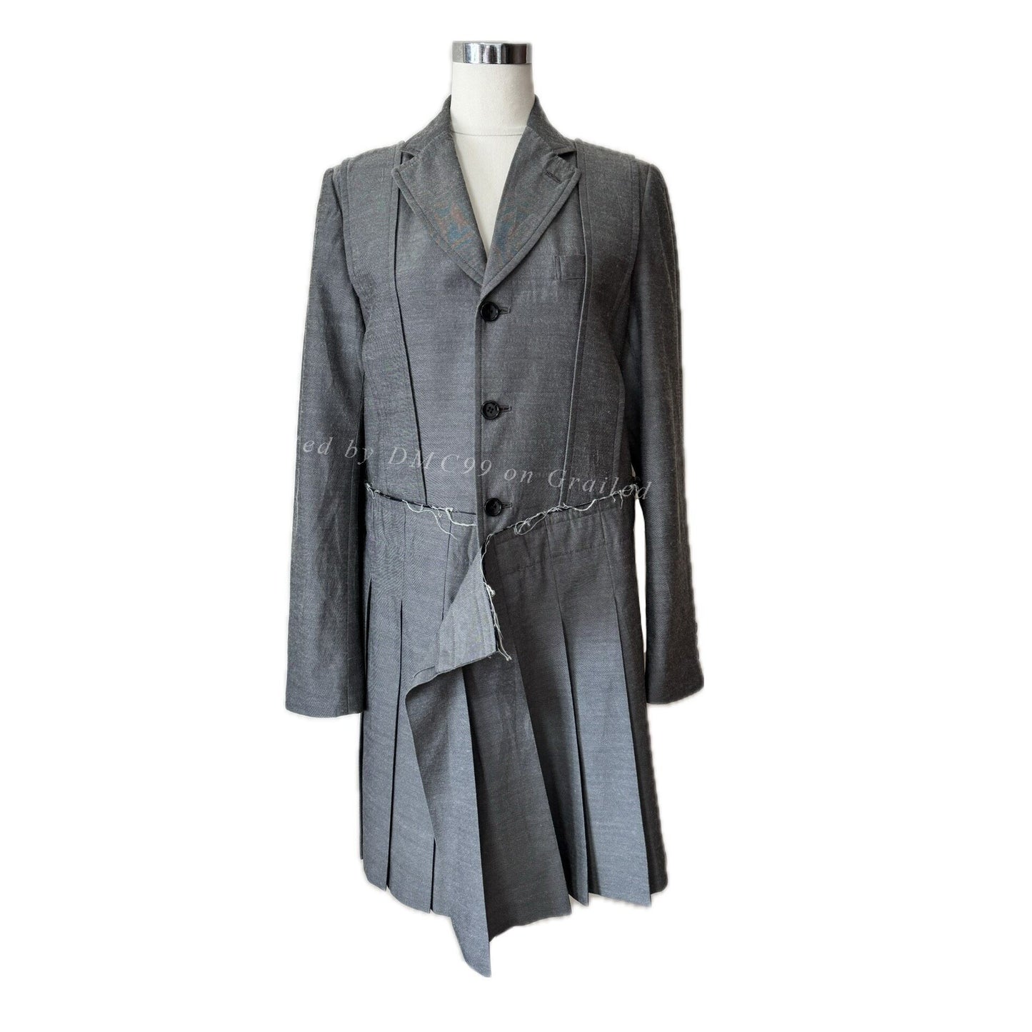 Comme des Garçons Pleated Panel Trench Coat