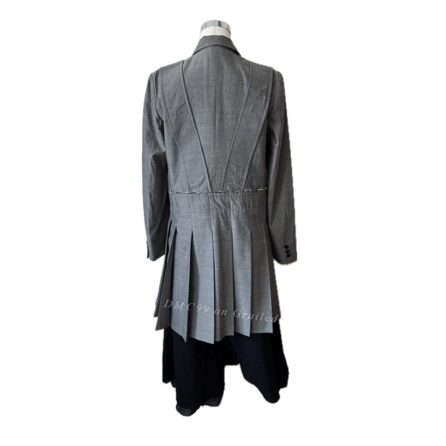 Comme des Garçons Pleated Panel Trench Coat