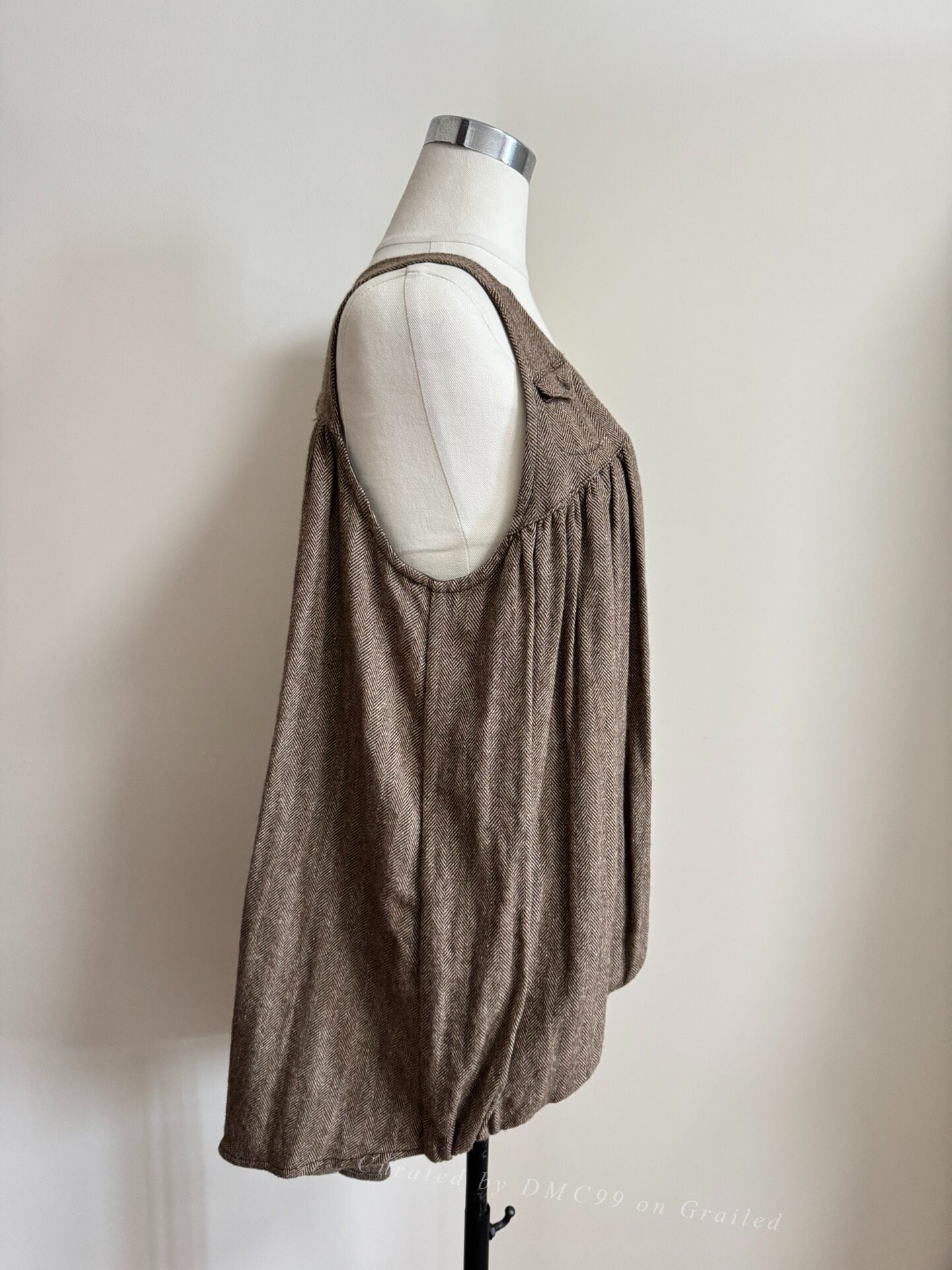 Kapital Herringbone Swallowtail Vest