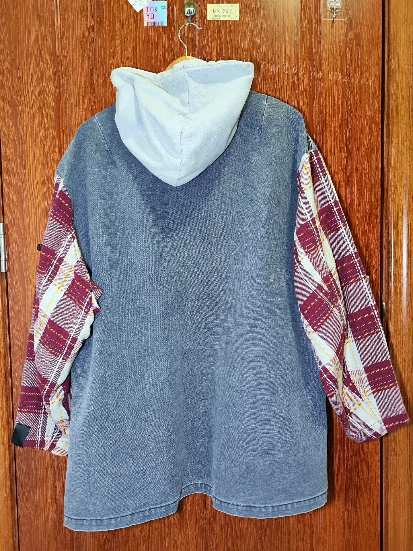 N.HOOLYWOOD Denim Check Shirt Jacket