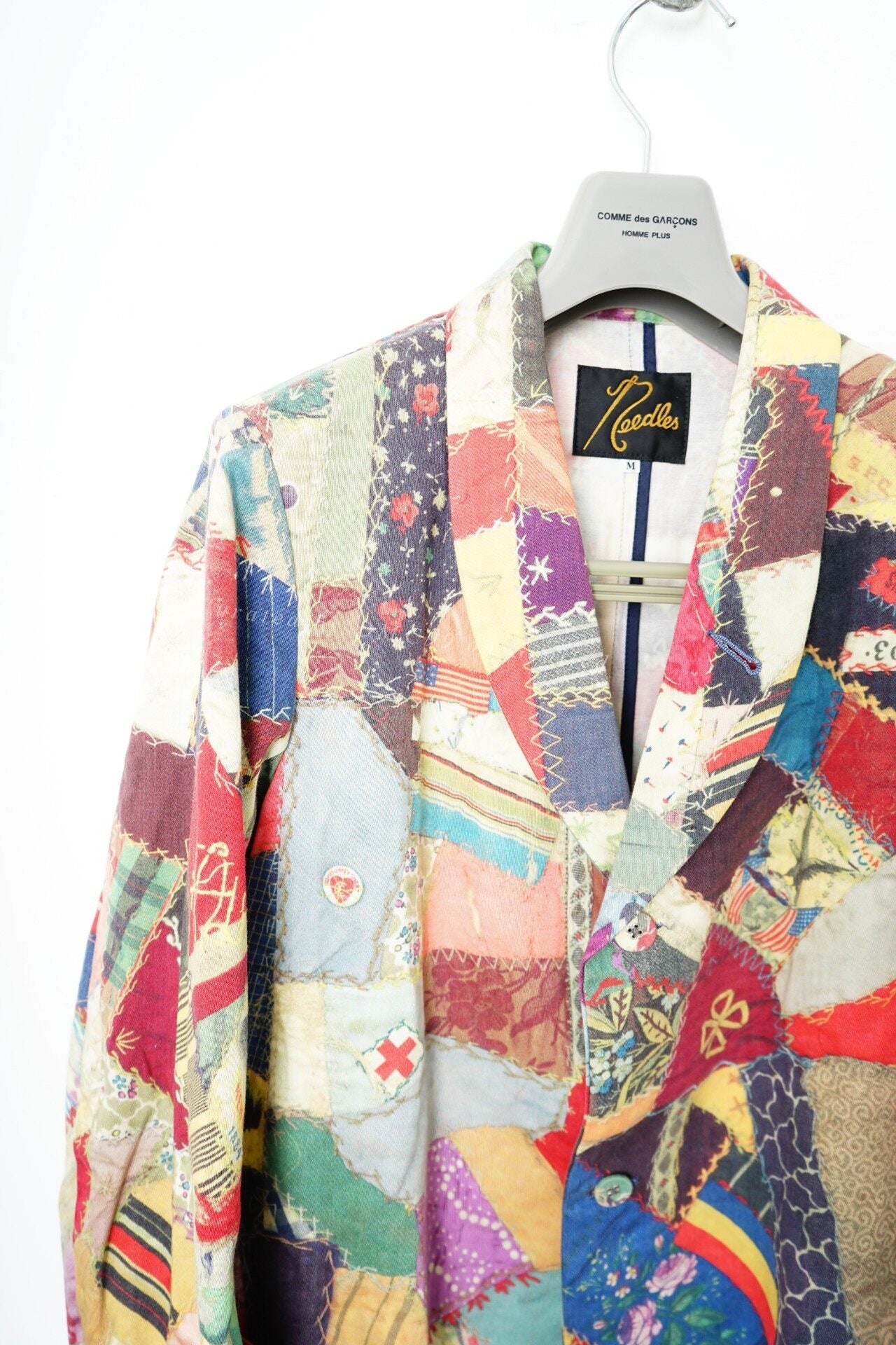 Needles Retro Patchwork Floral Spring-Summer Blazer