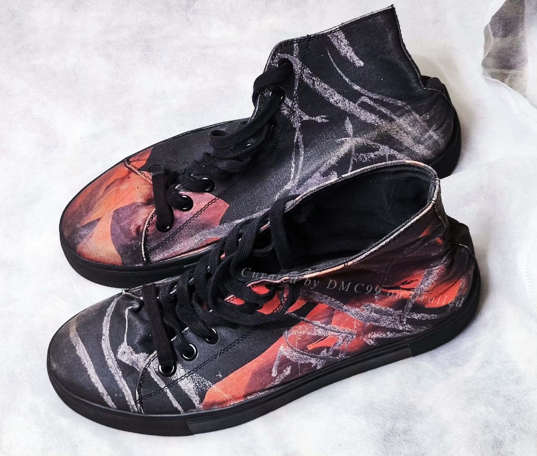 Yohji Yamamoto Pour Homme 19SS Graffiti Sneakers