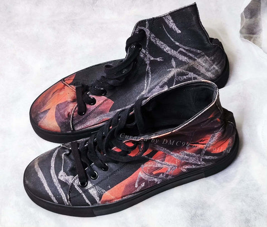 Yohji Yamamoto Pour Homme 19SS Graffiti Sneakers