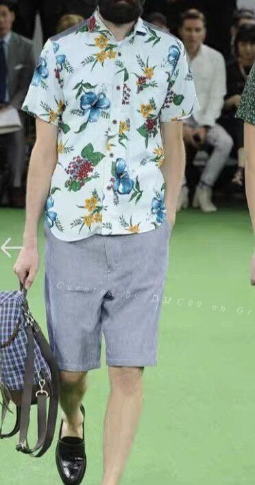 Comme des Garçons CDG Rayon Short-Sleeve Shirt