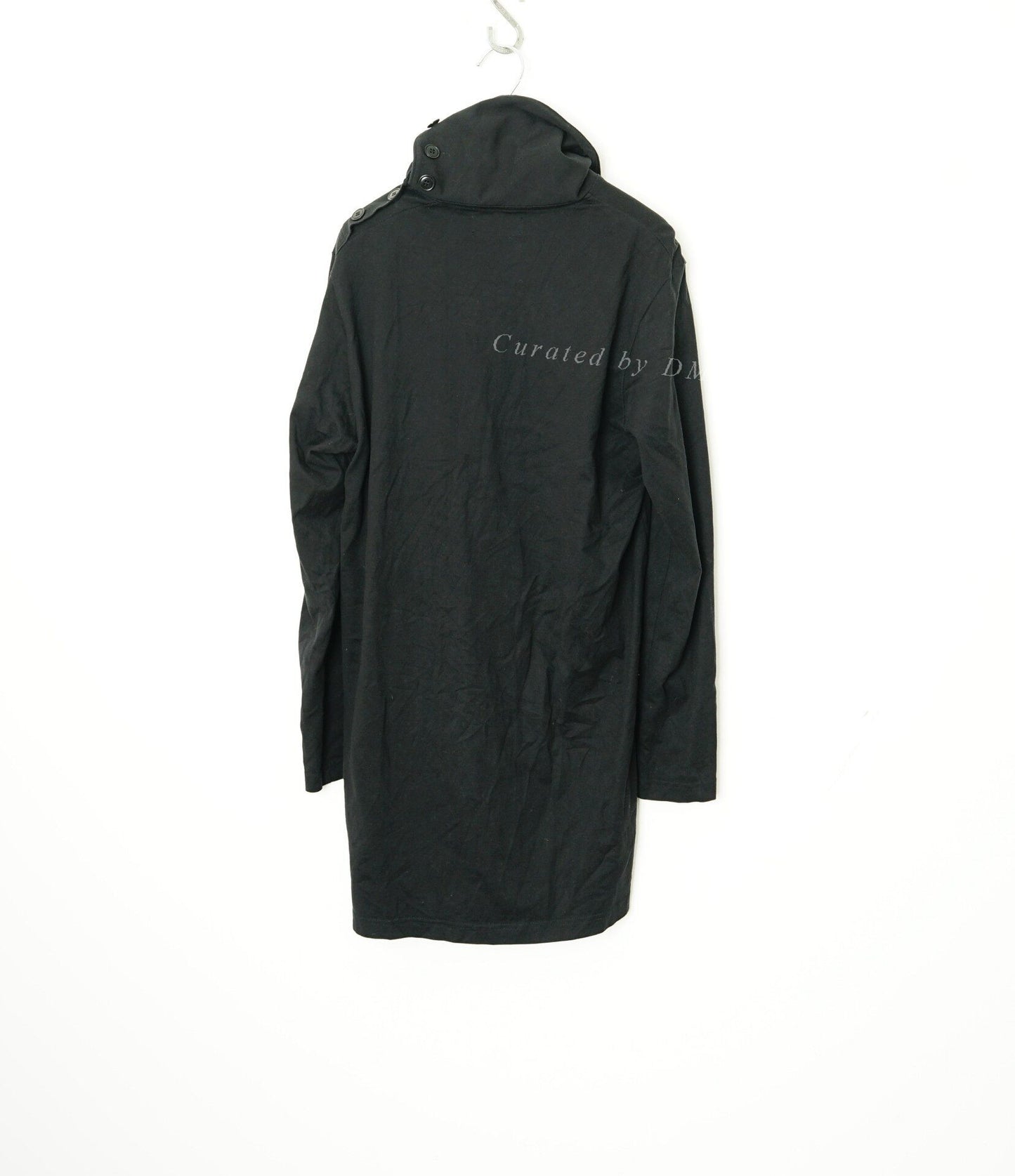 Yohji Yamamoto High Neck Tie Long Sleeve T-shirt