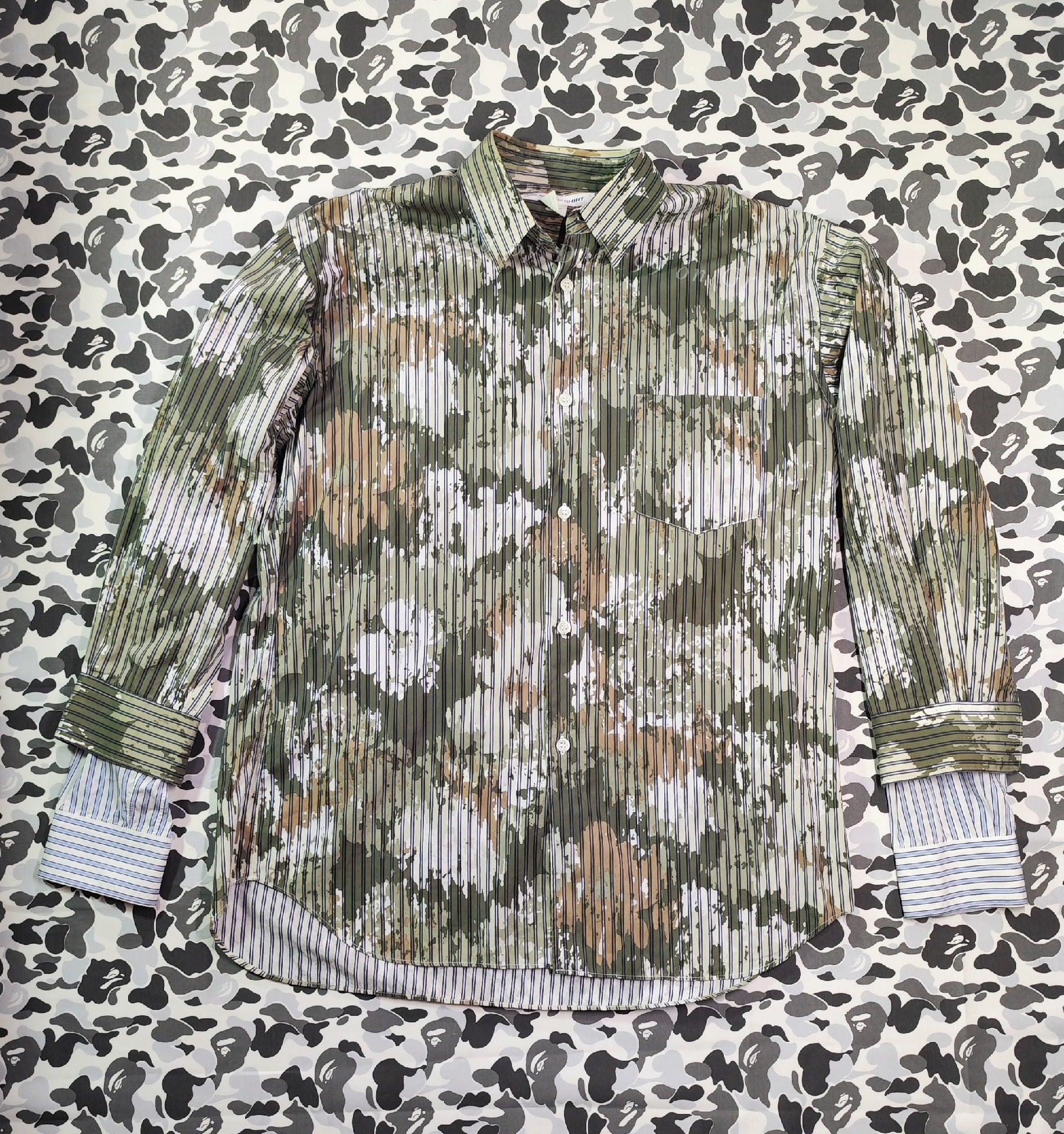 Comme des Garçons Patchwork Camouflage Shirt