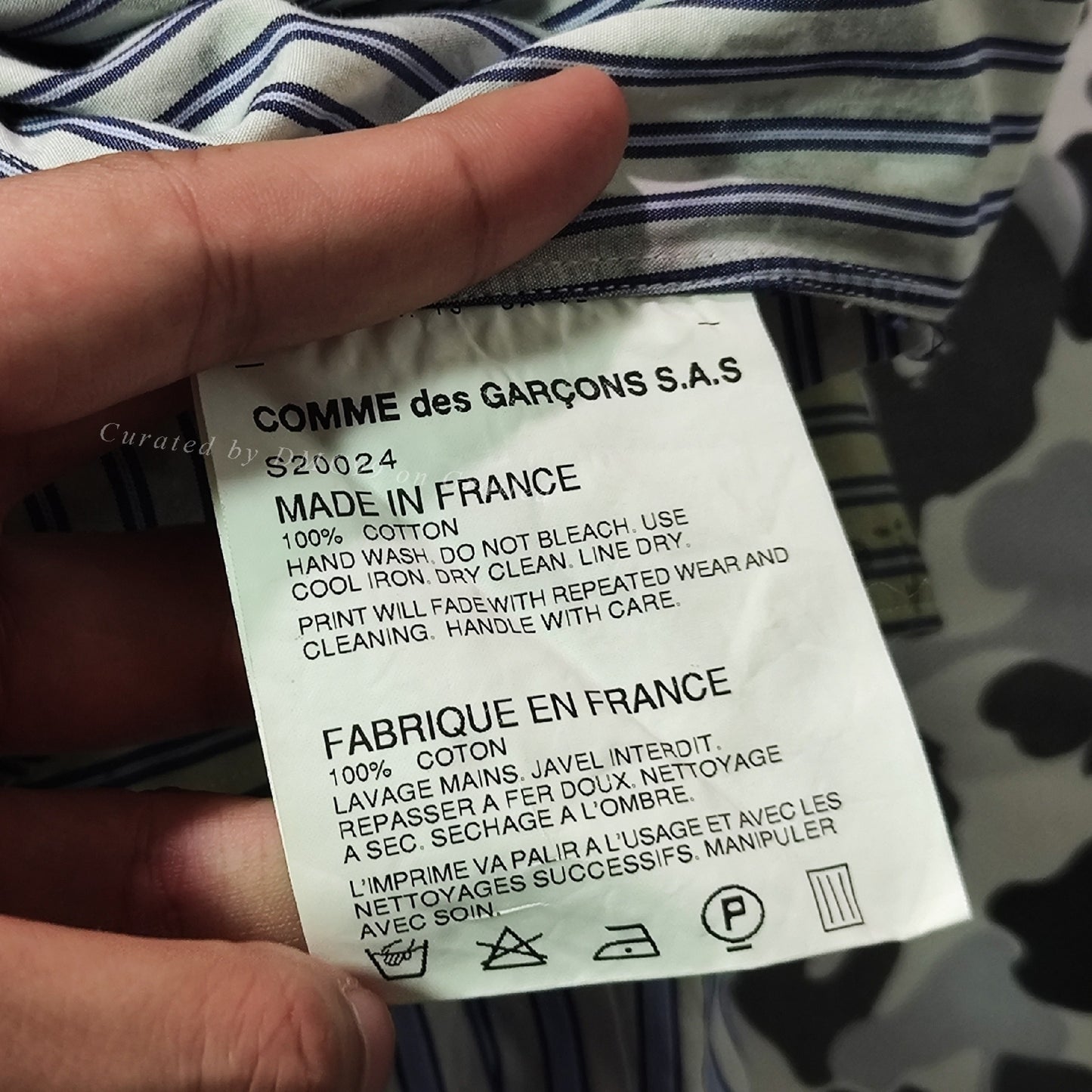 Comme des Garçons Patchwork Camouflage Shirt
