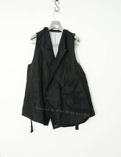Yohji Yamamoto Oversized Fake Backpack Vest