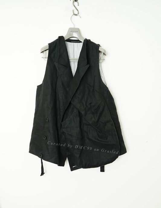 Yohji Yamamoto Oversized Fake Backpack Vest