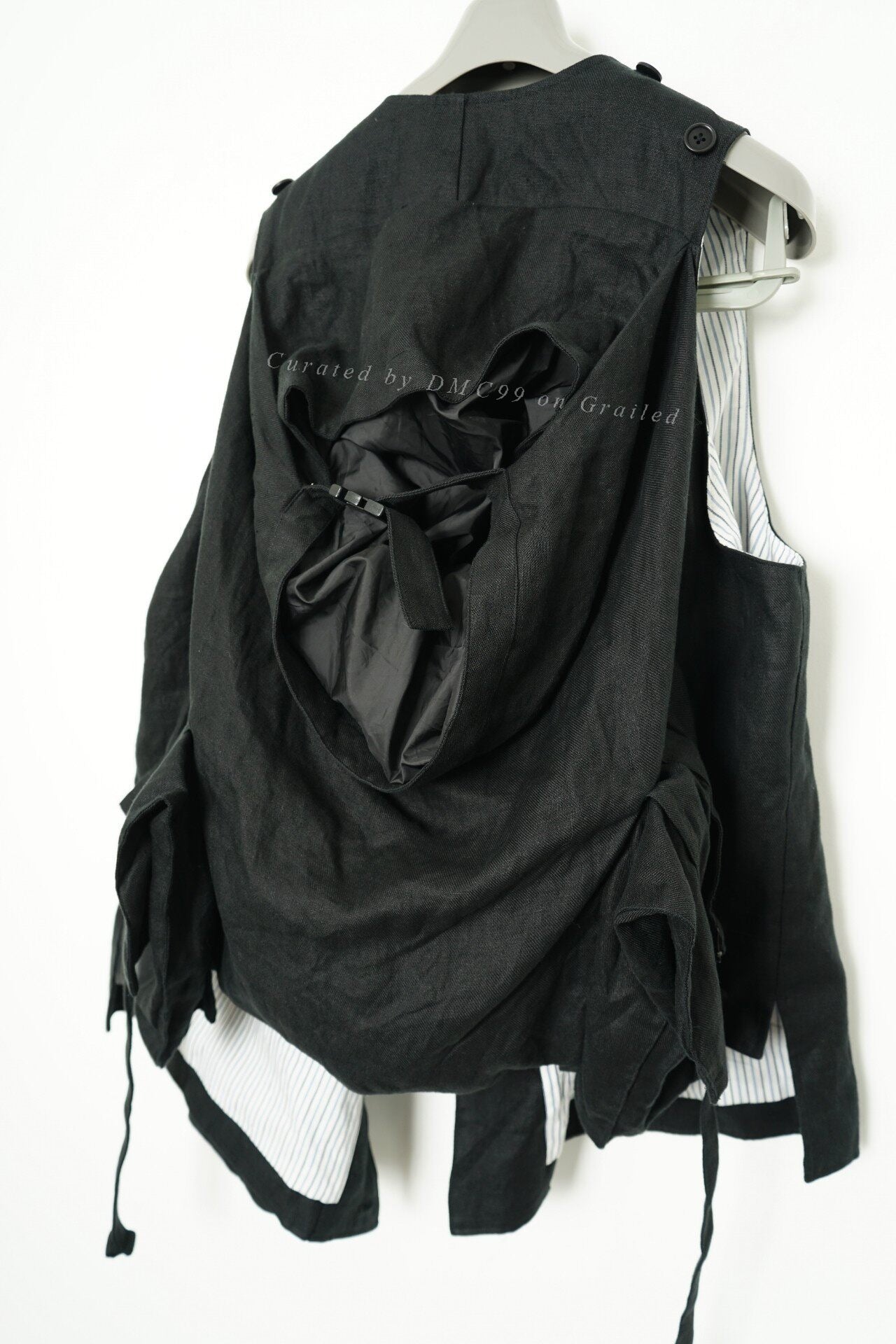 Yohji Yamamoto Oversized Fake Backpack Vest