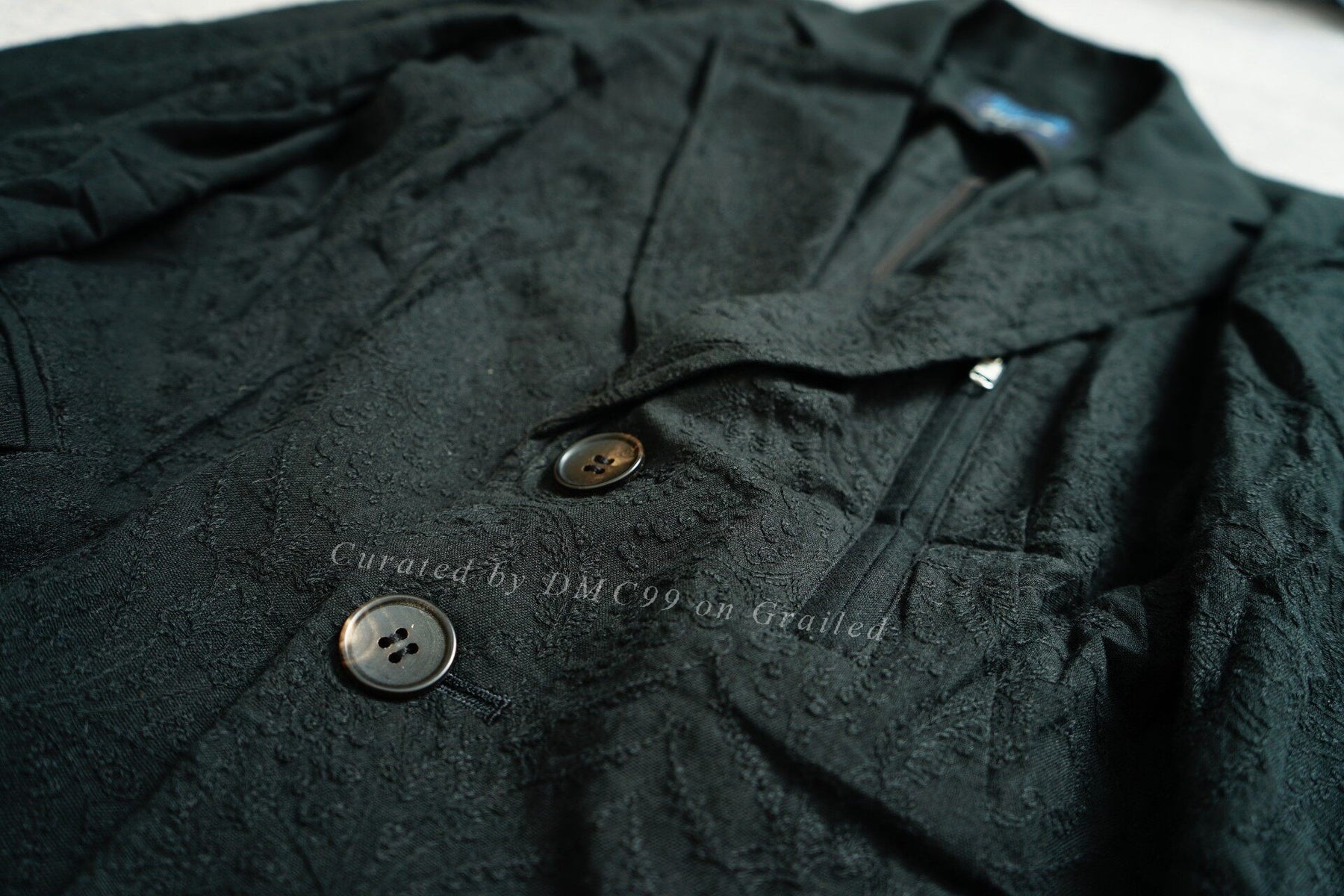 Yohji Yamamoto Jacquard Blazer