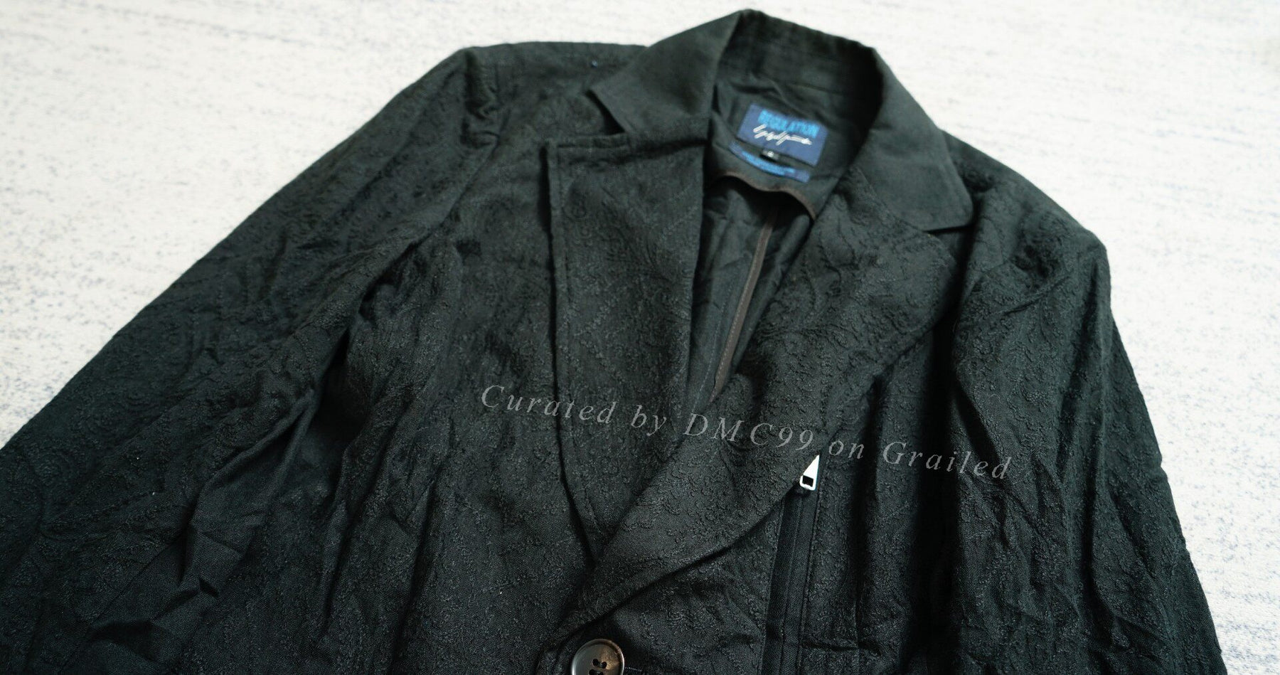 Yohji Yamamoto Jacquard Blazer