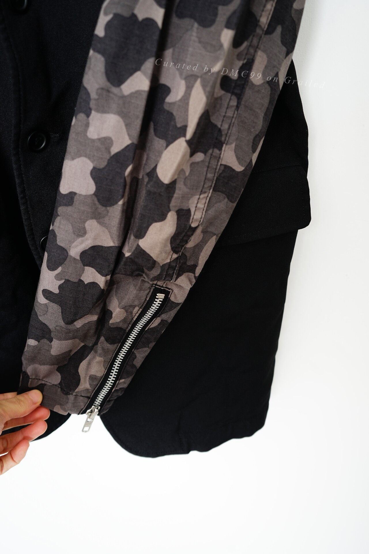 Comme des Garçons Camouflage Sleeve Blazer