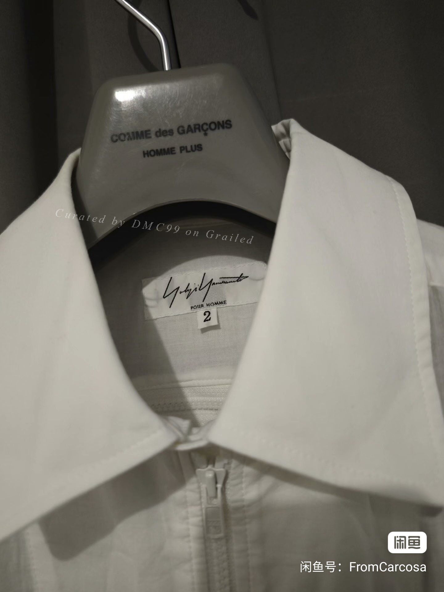 Yohji Yamamoto Zip Short-Sleeve Shirt