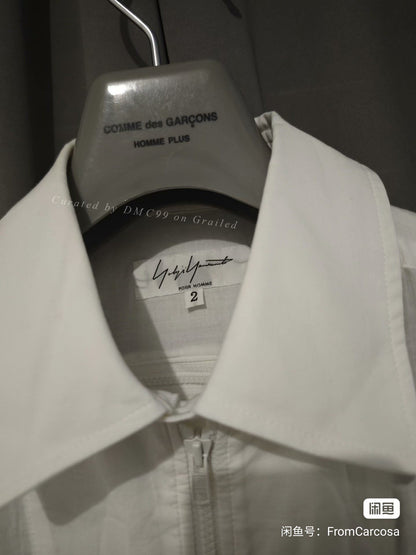 Yohji Yamamoto Zip Short-Sleeve Shirt