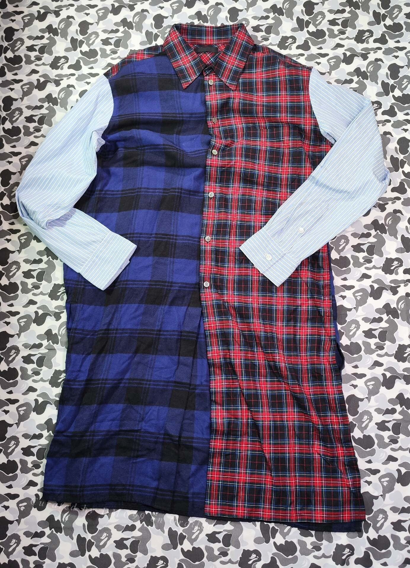 Yohji Yamamoto S'yte Check Long Shirt Sample