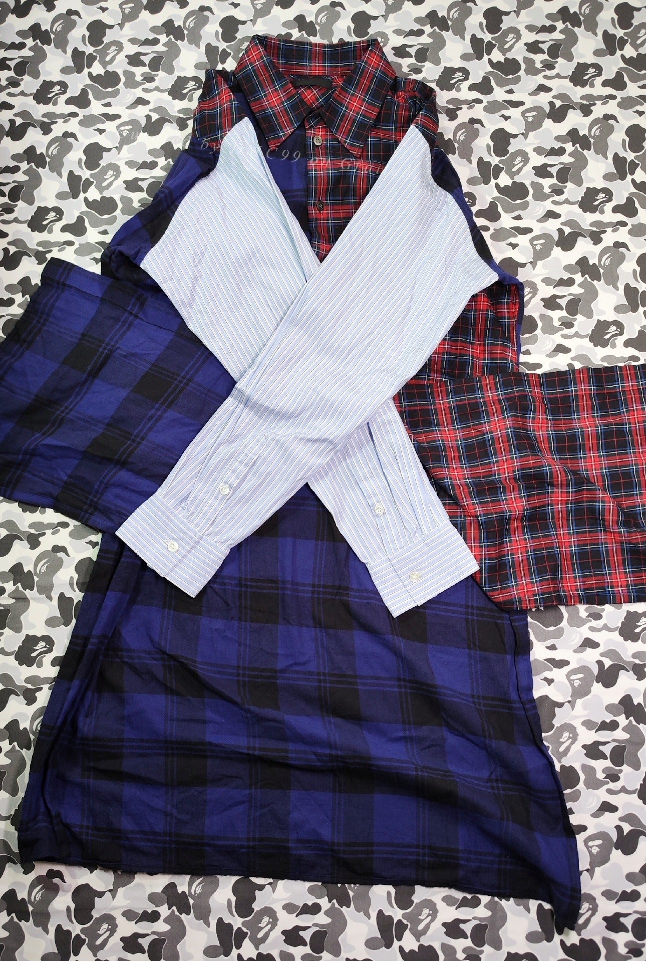 Yohji Yamamoto S'yte Check Long Shirt Sample