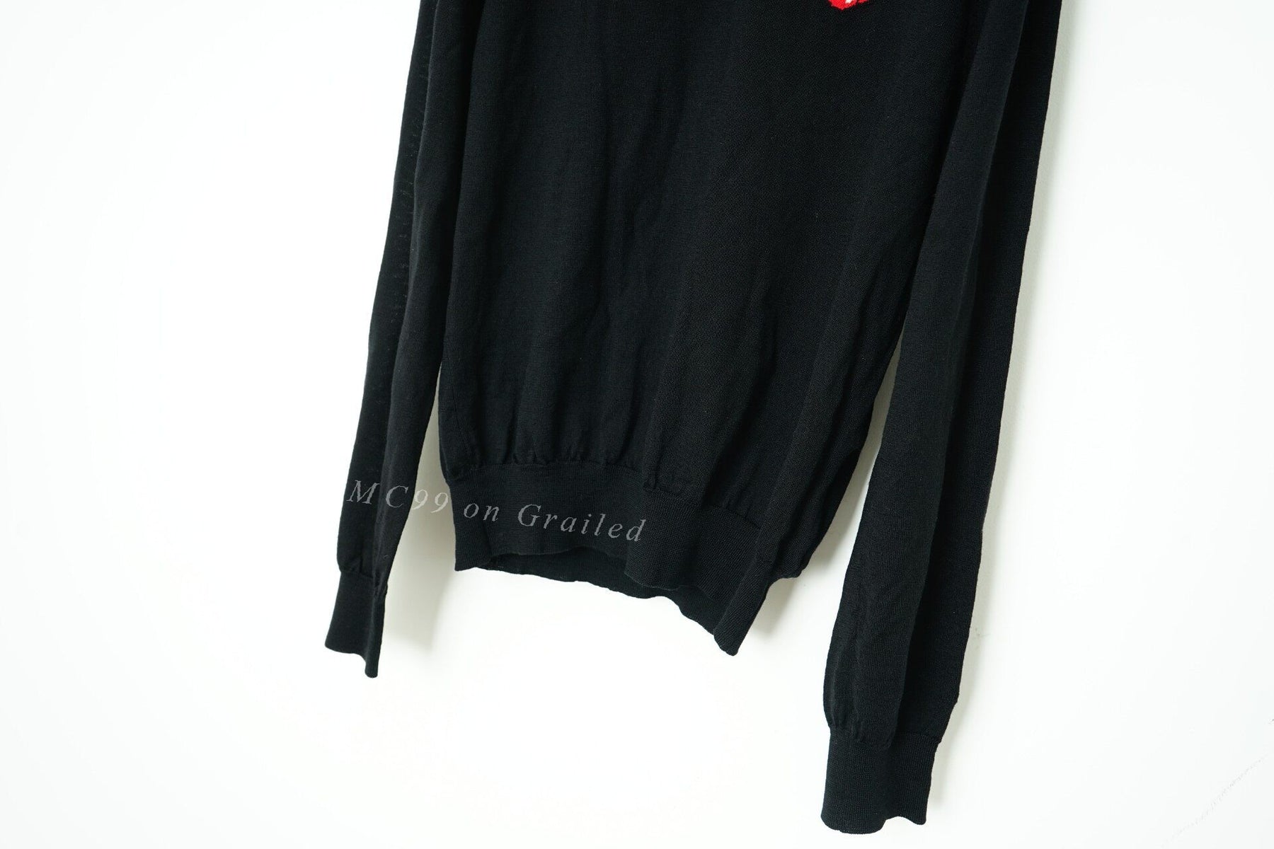 Comme des Garçons Archive Rolling Stones V-neck Knit