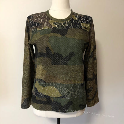 Comme des Garçons Camouflage Paneled Top