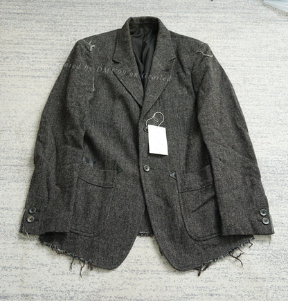 Takahiro Miyashita Western Frayed Blazer