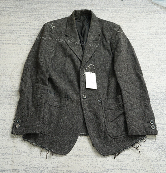 Takahiro Miyashita Western Frayed Blazer