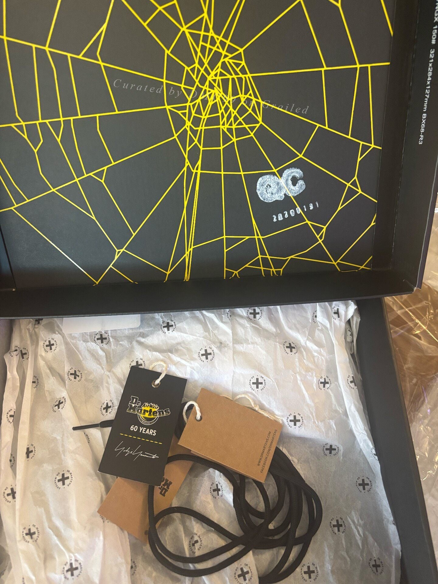 Yohji Yamamoto x Dr. Martens 60th Spider Boots