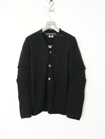 Comme des Garçons CDG Knife-Cut Armor Sleeve Cardigan