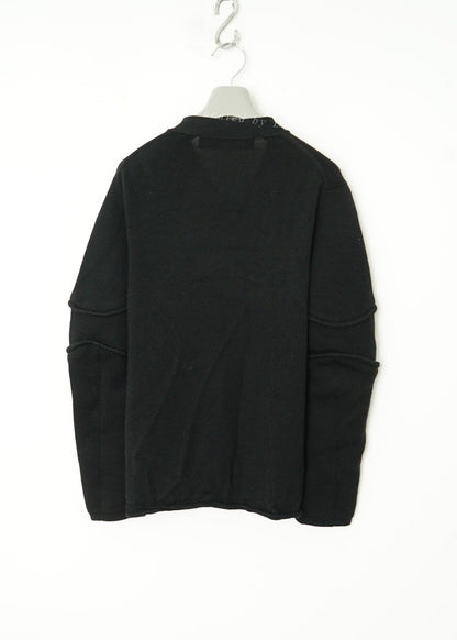 Comme des Garçons CDG Knife-Cut Armor Sleeve Cardigan