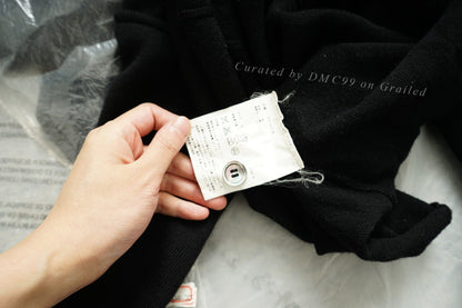 Comme des Garçons CDG Knife-Cut Armor Sleeve Cardigan