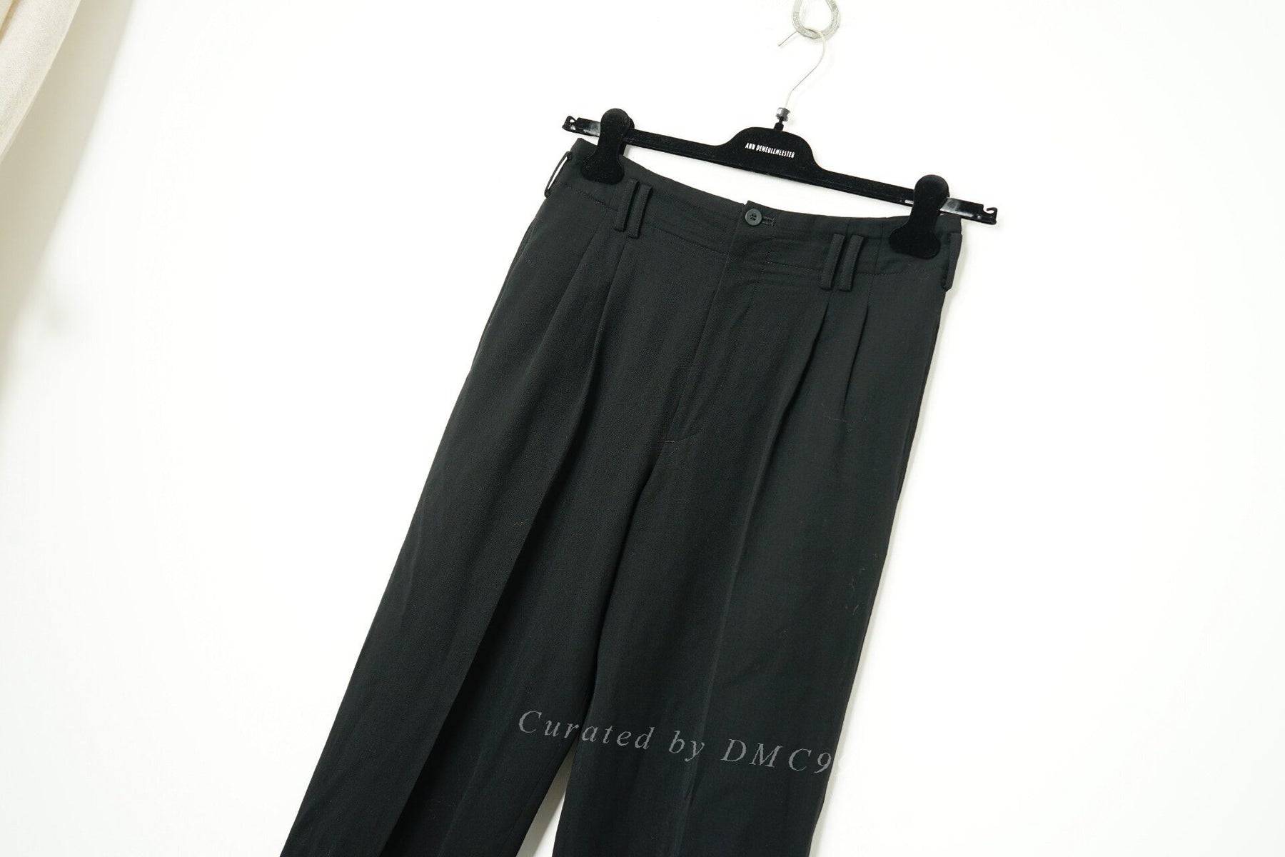 Yohji Yamamoto Spring Summer Pleated Suit Pants