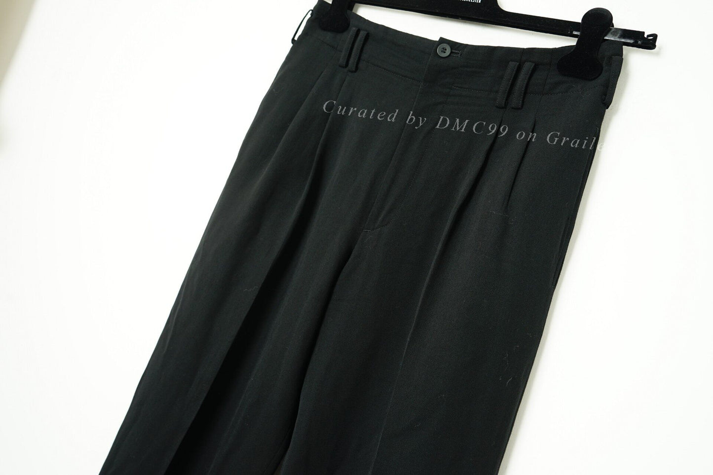 Yohji Yamamoto Spring Summer Pleated Suit Pants