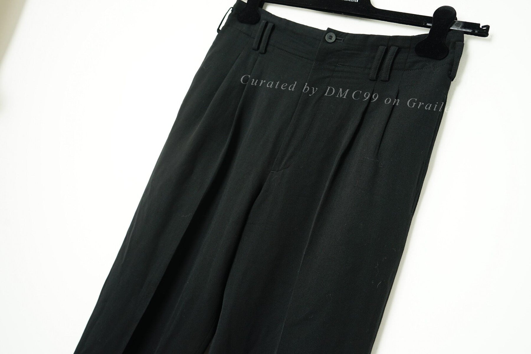 Yohji Yamamoto Spring Summer Pleated Suit Pants