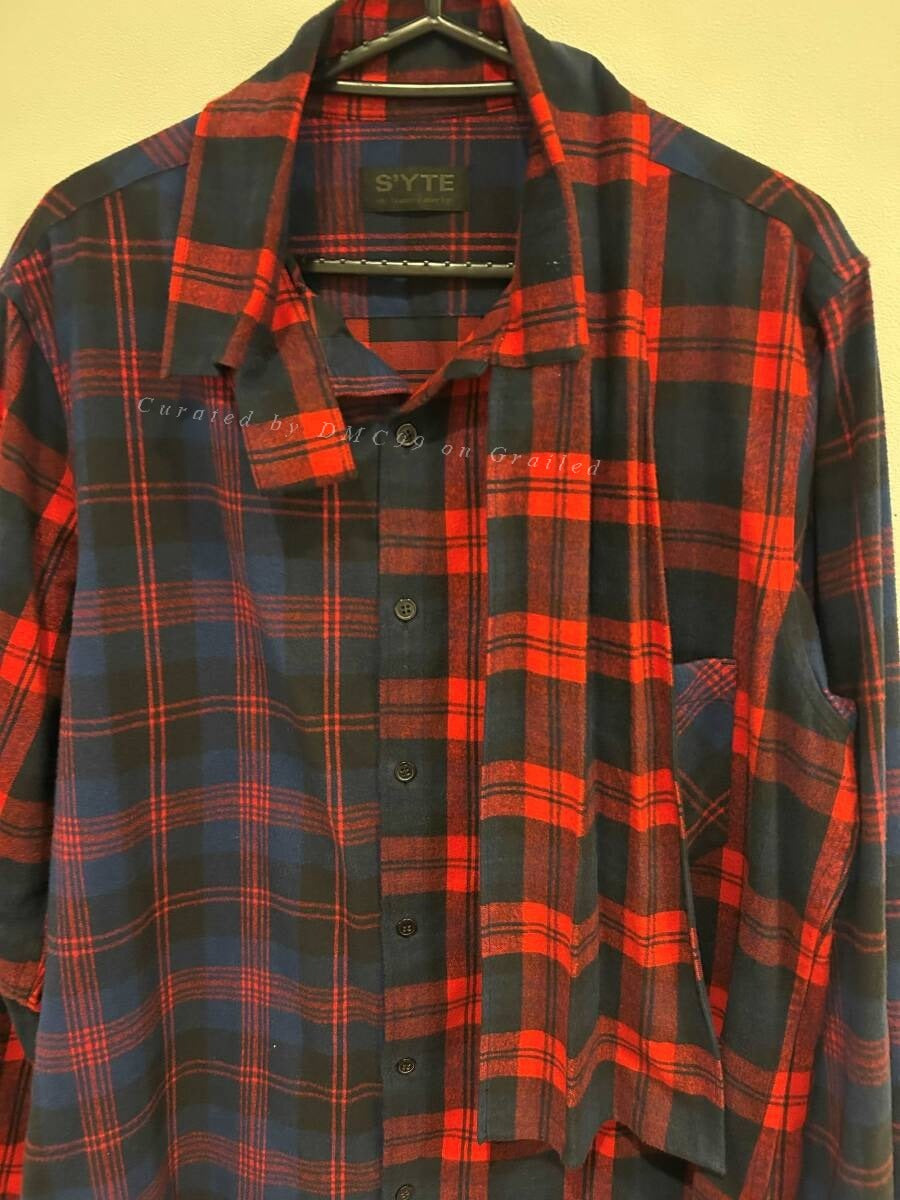 Yohji Yamamoto Syte Flannel Scarf Shirt