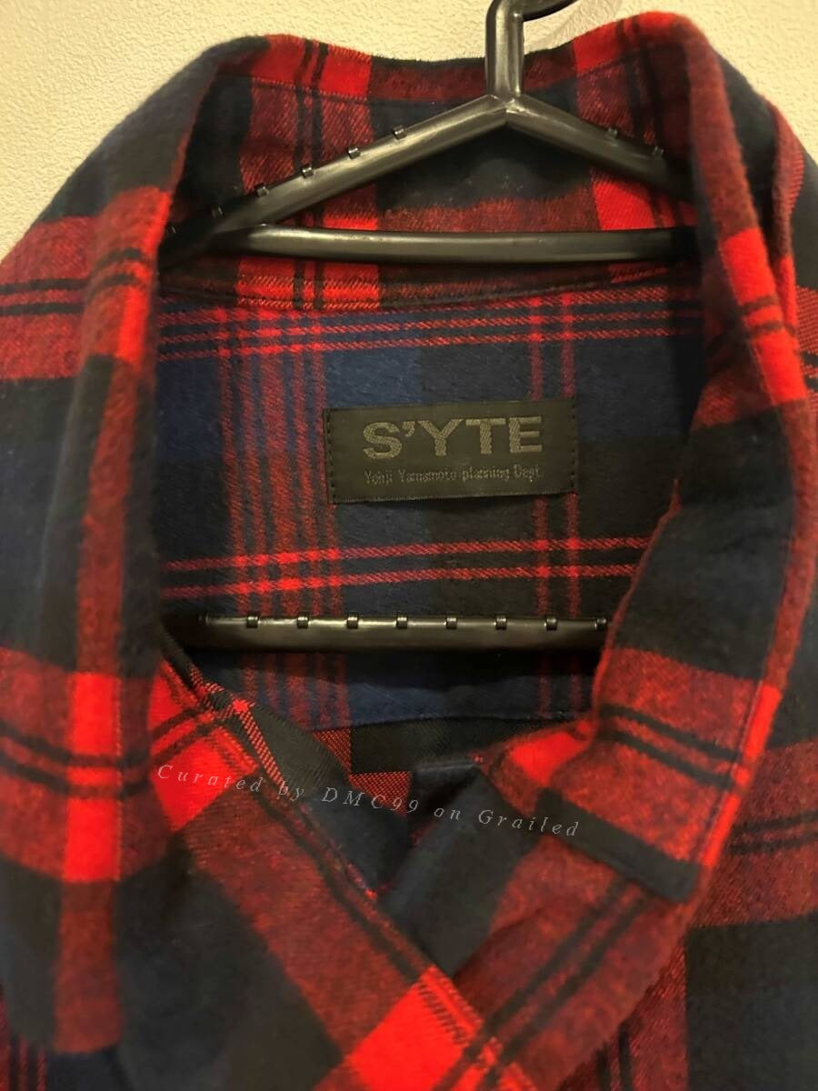 Yohji Yamamoto Syte Flannel Scarf Shirt
