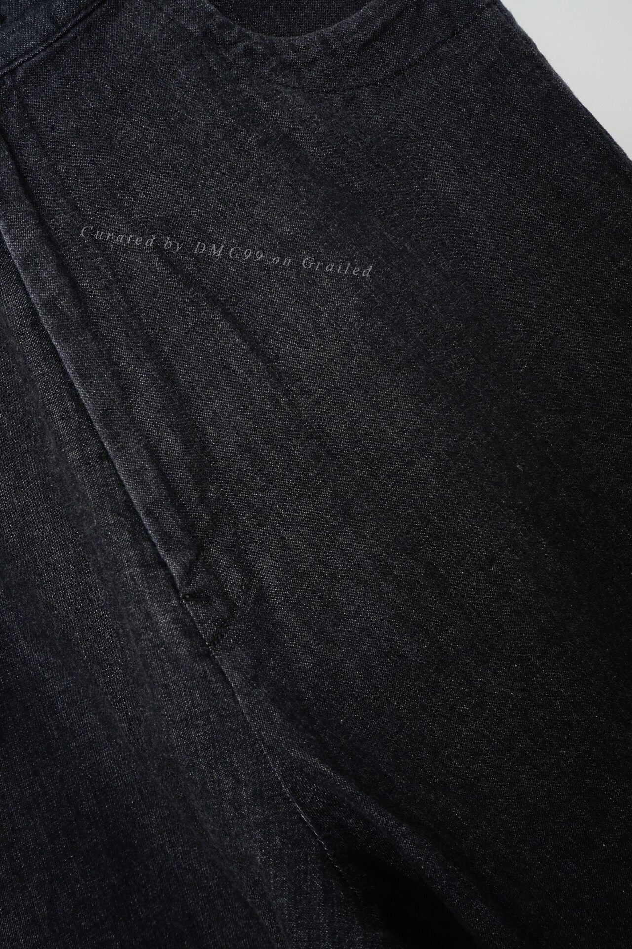Yohji Yamamoto Hakama Denim Wide-Leg Pants