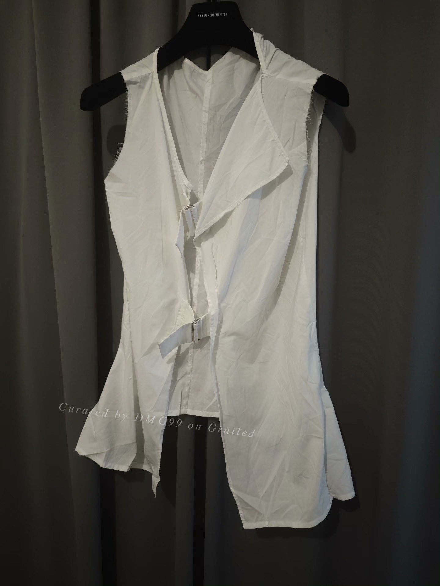 Yohji Yamamoto Sleeveless Iron Button Shirt