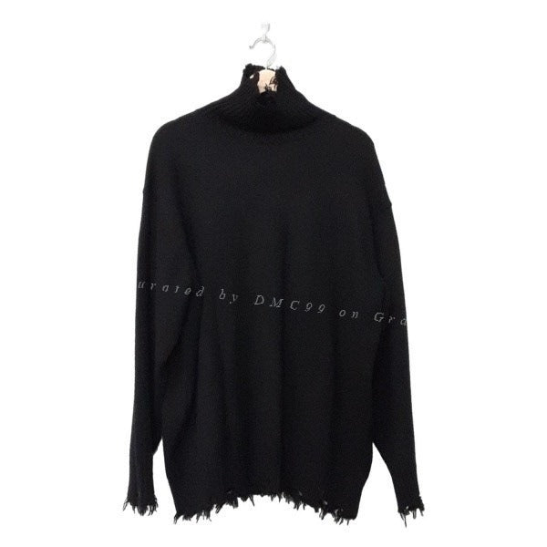 Yohji Yamamoto Distressed Wool Sweater
