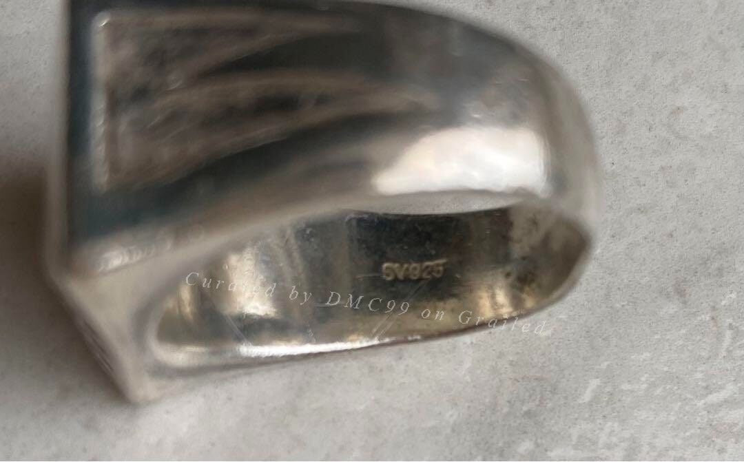 Yohji Yamamoto y's for men silver ring